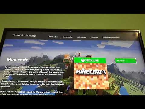 Como Baixar o novo minecraft no Xbox One