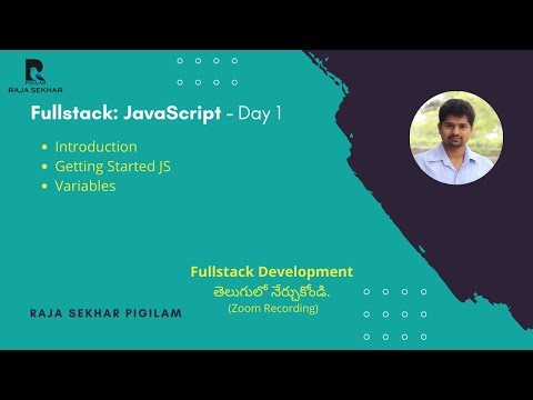 JavaScript - Introduction, Getting Started JS and Variables