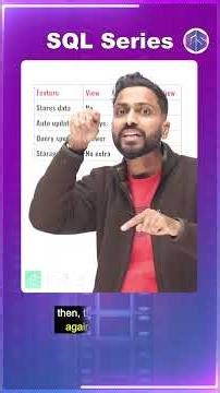 Types of View #sql #engineering #cse