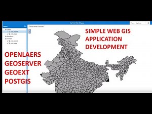 Develop simple Web GIS application using Geoserver, Openlayers, Geoext and postgis - part1