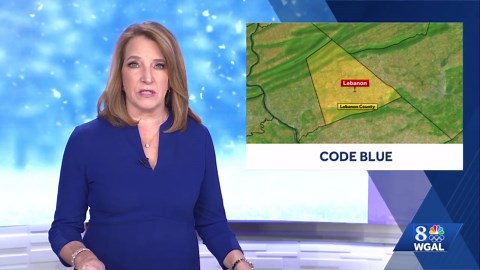 A code blue alert has been issued for Lebanon County