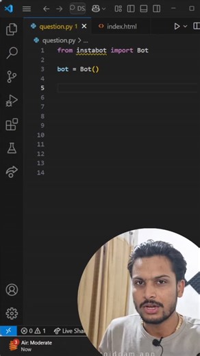 Akshat Tiwari on Instagram: "Comment - "instabot" . . . . { Developer, interview, programming, college, python, DSA, job, }#programming"