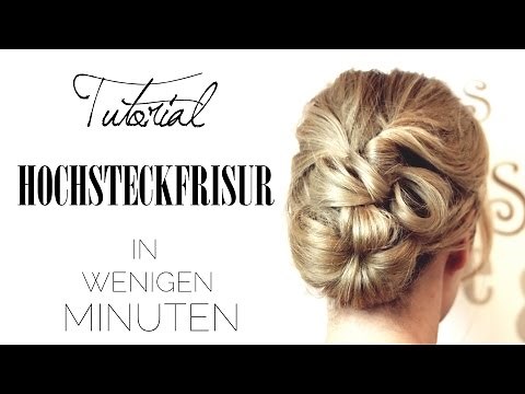 Hochsteckfrisur in wenigen Minuten