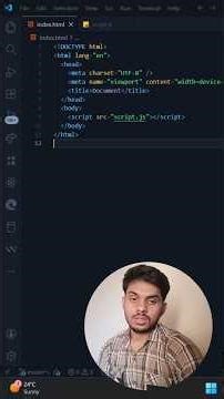 JavaScript DOM Selector Explained | getElementById() in 60 Seconds 🔥#javascript #coding #shorts