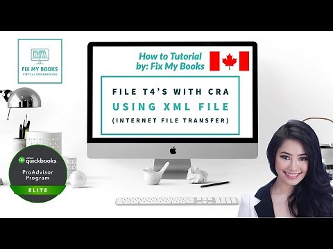 How To File T4s with CRA using XML File (2022)