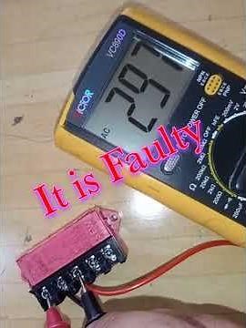 SEW break rectifier module testing