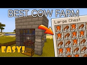 Easy Automatic Cow Farm Tutorial in Minecraft 1.21! (Java & Bedrock)