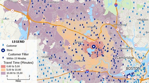 How do I create a map with pins?