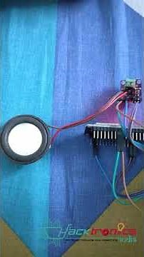 ESP32 MAX98357 I2S Audio Amplifier Demo