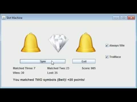 Week 21 Assignment - Java Slot Machine using Swing