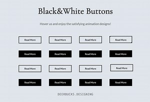 [CSS] モノトーンがお洒落なアニメーションボタン16選 | メープルの国のアリス