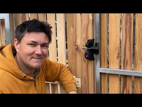 LokkLatch Deluxe gate latch install