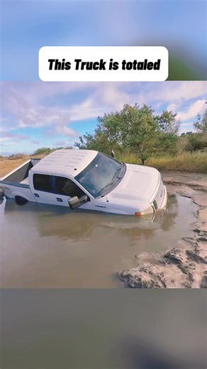 This Truck is totaled #truck #offroad