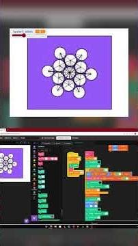 Sacred Geometry Scratch Coding Time Lapse in Scratch #coding #programming #math #scratch #turbowarp