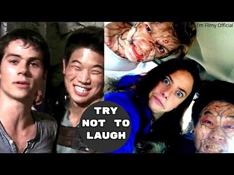 Maze Runner 1&2 Bloopers and Gag Reel - Try Not To Laugh With Dylan O'Brien