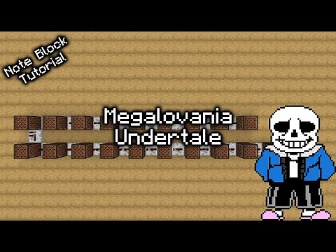 Undertale - Megalovania - MinecraftNote Block Tutorial