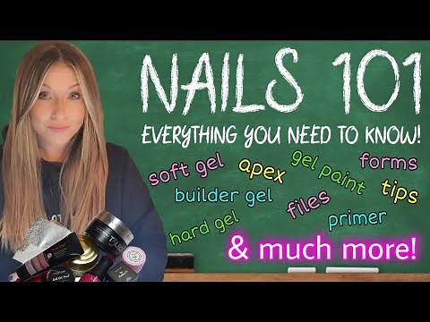 💅 All nail terms EXPLAINED! Nail Course 101. Including ALL the gels! Tech Career | Education | Learn