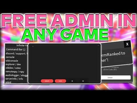 Use Admin In ANY game on ROBLOX