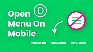How To Show An Open Divi Menu On Mobile Instead Of The Hamburger Icon  - Tutorial by Pee-Aye Creative