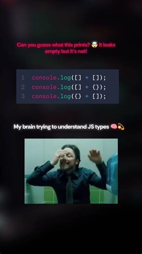 JavaScript logic in one frame 💀 #coding #shorts #codingchallenge