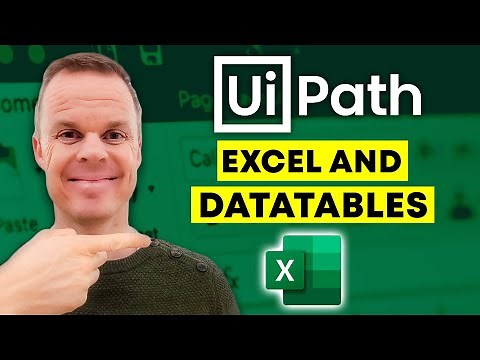 UiPath | How to automate Excel and work with Data Tables | Tutorial