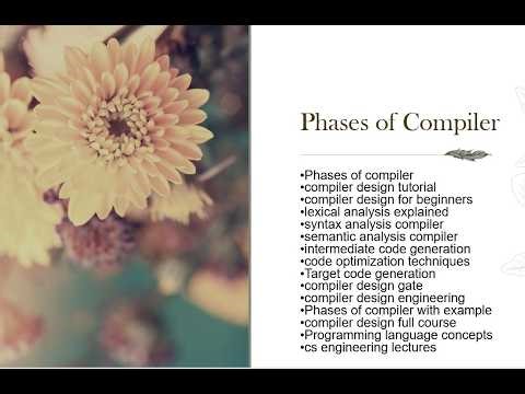Phases of Compiler in One Shot 🔥 | Complete Compiler Design Overview
