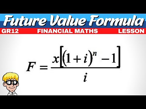 Future Value Grade 12 | Introduction