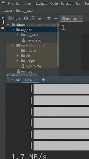 Build a website in python in 1 minute | Python Shorts
