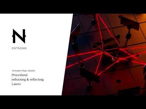 Free Houdini Tutorial: Procedural refracting & reflecting Lasers
