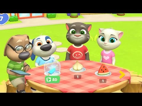 My Talking Tom Town Android Cartoons gameplay