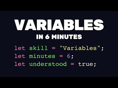 JavaScript Variables and Datatypes in 6 Minutes
