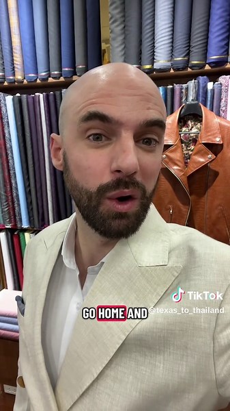 Bangrak Bespoke Tailor is far beyond just a place to get a suit. Ram is very knowledgeable and can make just about any custom clothing you need, in addition to suits. He makes flawless jeans, coats, shirts and more. 📍 1346 ถ. เจริญกรุง Suriya Wong, Bang Rak, Bangkok 10500 Phone: 090 655 6016 bangrakbespoketailor.com @bangrak_bespoke__tailor #Bangkok #thailand #tiktokthailand #travelthailand #fyp