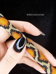 Pattern and necklace "Caramel Python" Toho 15/0 Beadcrochet thread Crochet hook 0.55 mm Necklace https://www.etsy.com/listing/613542382/seed-bead-crochet-necklace-beaded-art?ref=shop_home_active_1&frs=1 Pattern https://www.etsy.com/listing/613562204/pdf-pattern-for-snake-necklace-diy-seed?ref=shop_home_active_1&crt=1 Beadcrochet thread https://www.etsy.com/listing/741488832/bead-crochet-thread-toho15-diy-seed-bead?ref=shop_home_active_2&crt=1 | Deynacrochet