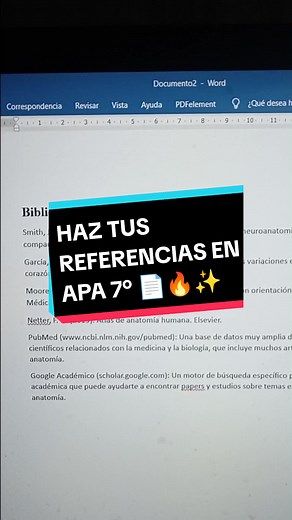 Haz tus referencias en formato APA 7° fácilmente