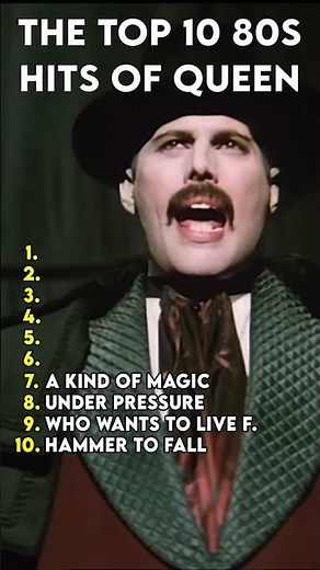 Top 10 Queen Songs of the 80s