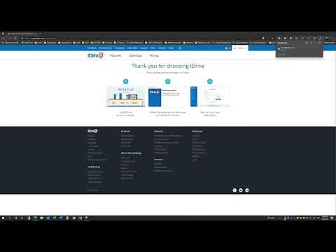 iDrive Setup - Windows
