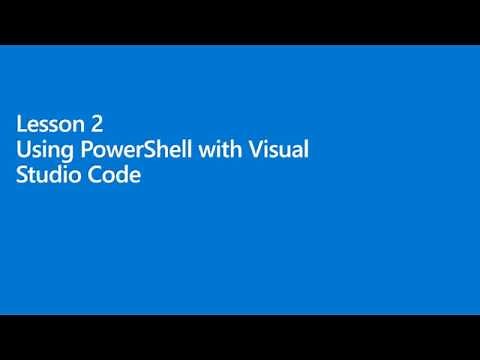 PowerShell Lesson 2 - Intro to running PowerShell in Visual Studio Code (VS Code)