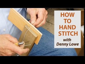 How To Hand Stitch