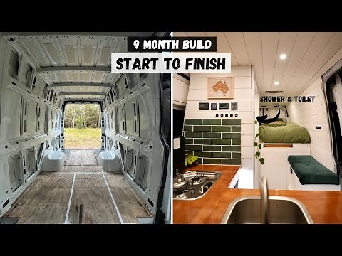 DIY Camper Van Conversion | Full Build Timelapse