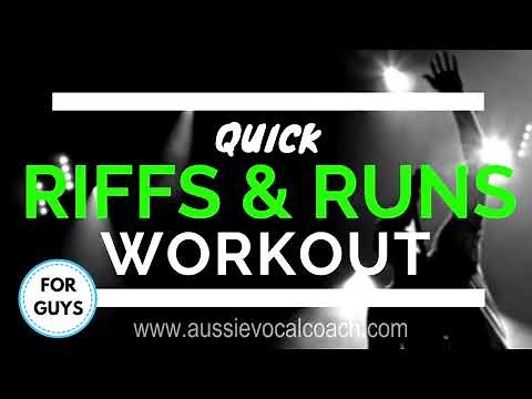 RIFFS & RUNS Vocal Exercises - How to Riff Like a PRO Workout