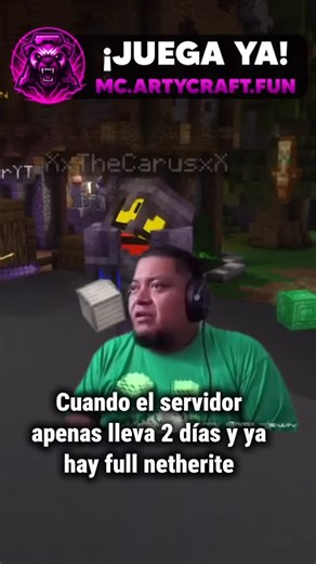 Inicia tu Survival en nuestro servidor 🚀 _________________________________________ 🚀- IP del servidor: mc.artycraft.fun 🎮- Versión de Java: 1.20 a 1.21.11 🏷️- Puerto Bedrock: 19132 _________________________________________ 👥️️ - Siguenos: @artycraftnetwork ⚫️- Tiktok: ElArtyYT 🔴- Youtube: ElArty _________________________________________ 📱- Tags: #minecraft #minecraftserver #java #servidordeminecraft #bedrock | Artycraft Network