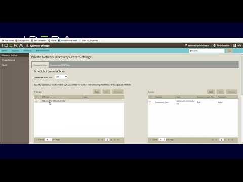 Master Network Discovery: SQL Inventory Manager Configuration for SQL Server