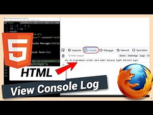 How to Show JavaScript Console Log in Mozilla Firefox