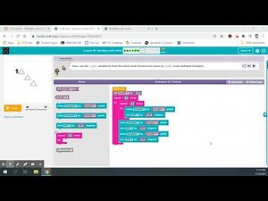 Code.org Express Course: Lesson 19 - Variables with Artist