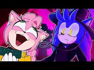 Sonic x KPop Demon Hunters | Amy Googles Cross over FAN ART!