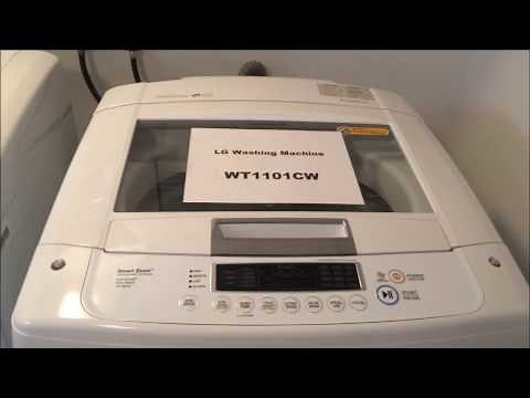 LG Washing machine, WT1101CW, UE unbalance code, easy fix