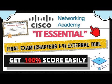 IT Essential Final Exam (Chapters 1-9)External tool Answer key | iamsaurabh9876 | Electric Abhi |