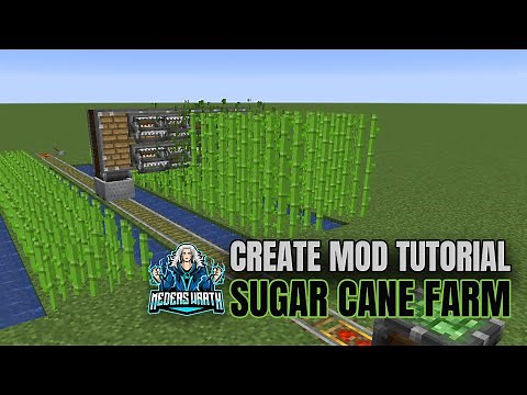 Minecraft Create Mod Tutorial - Sugar Cane Farm