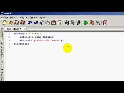Programming with PseInt - Introduction