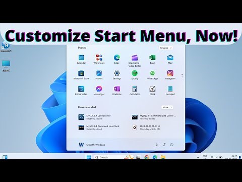 How to Customize the Start Menu in Windows 11 | Advanced Settings & hacks I Hidden Start Menu Trick